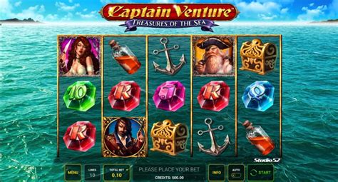 Игровой автомат Captain Venture  Treasures of the Sea  играть бесплатно